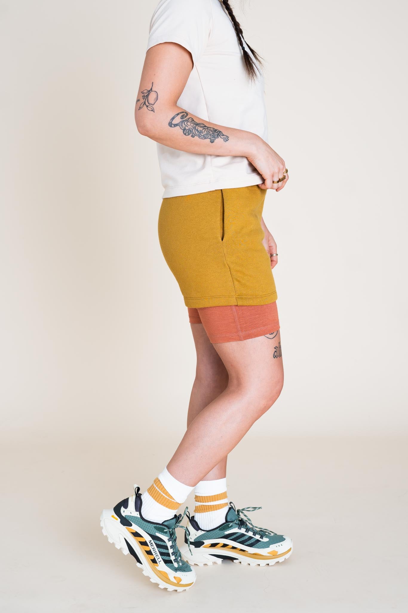 EveryBODY Shorts in Goldenrod