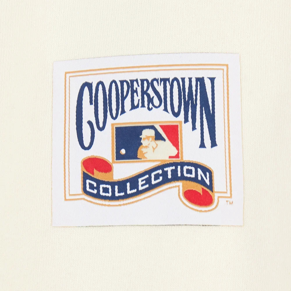 Pro Standard Dodgers First Team Pullover Hoodie - Eggshell