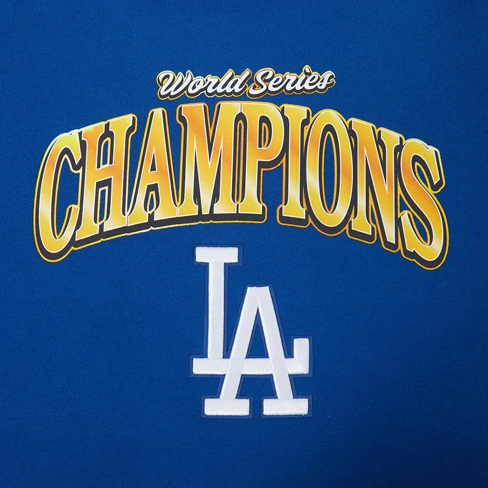 Pro Standard LA Dodgers World Series Fleece Hoodie - Royal Blue - Osadia Concept Store