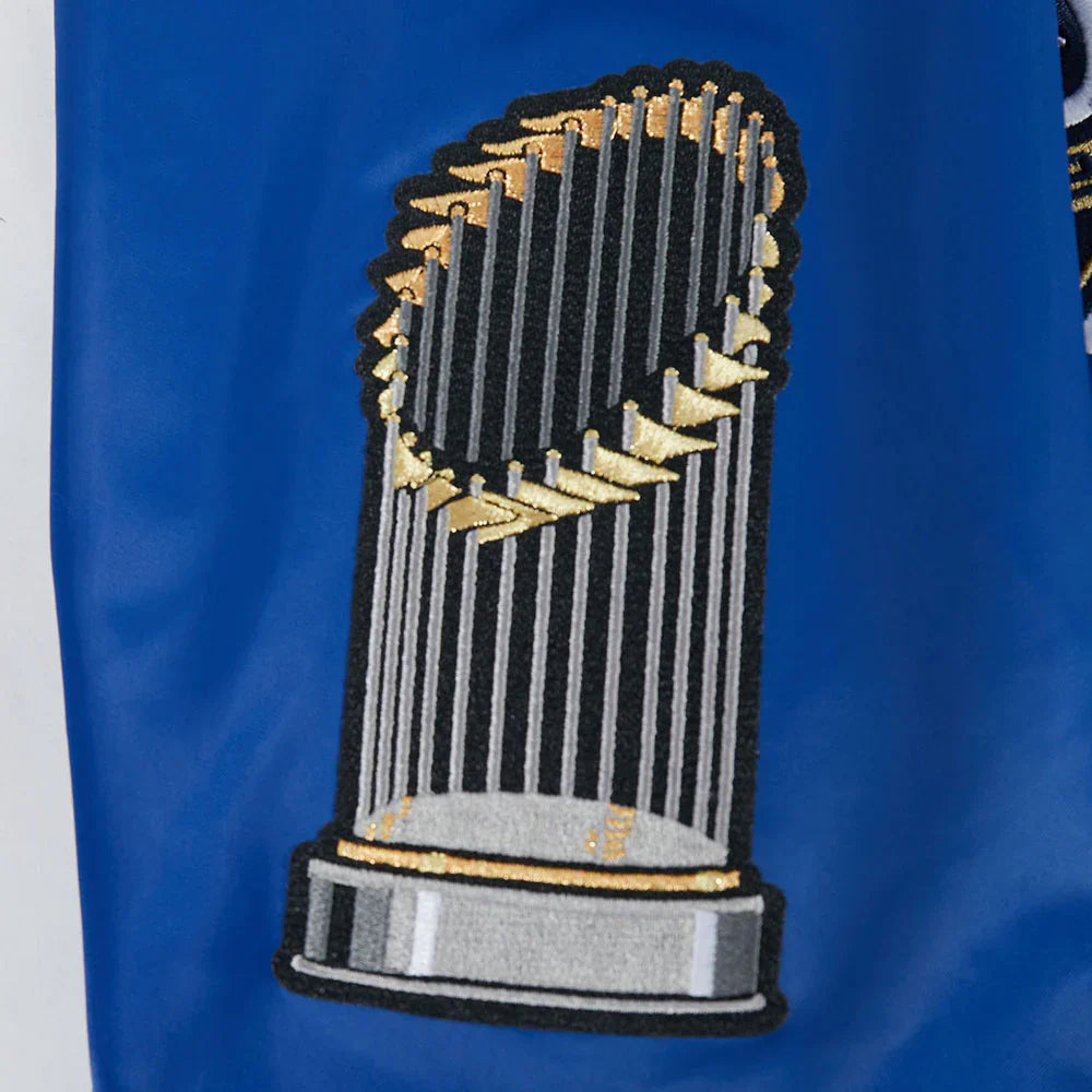 Pro Standard LA Dodgers World Series Satin Jacket - Royal