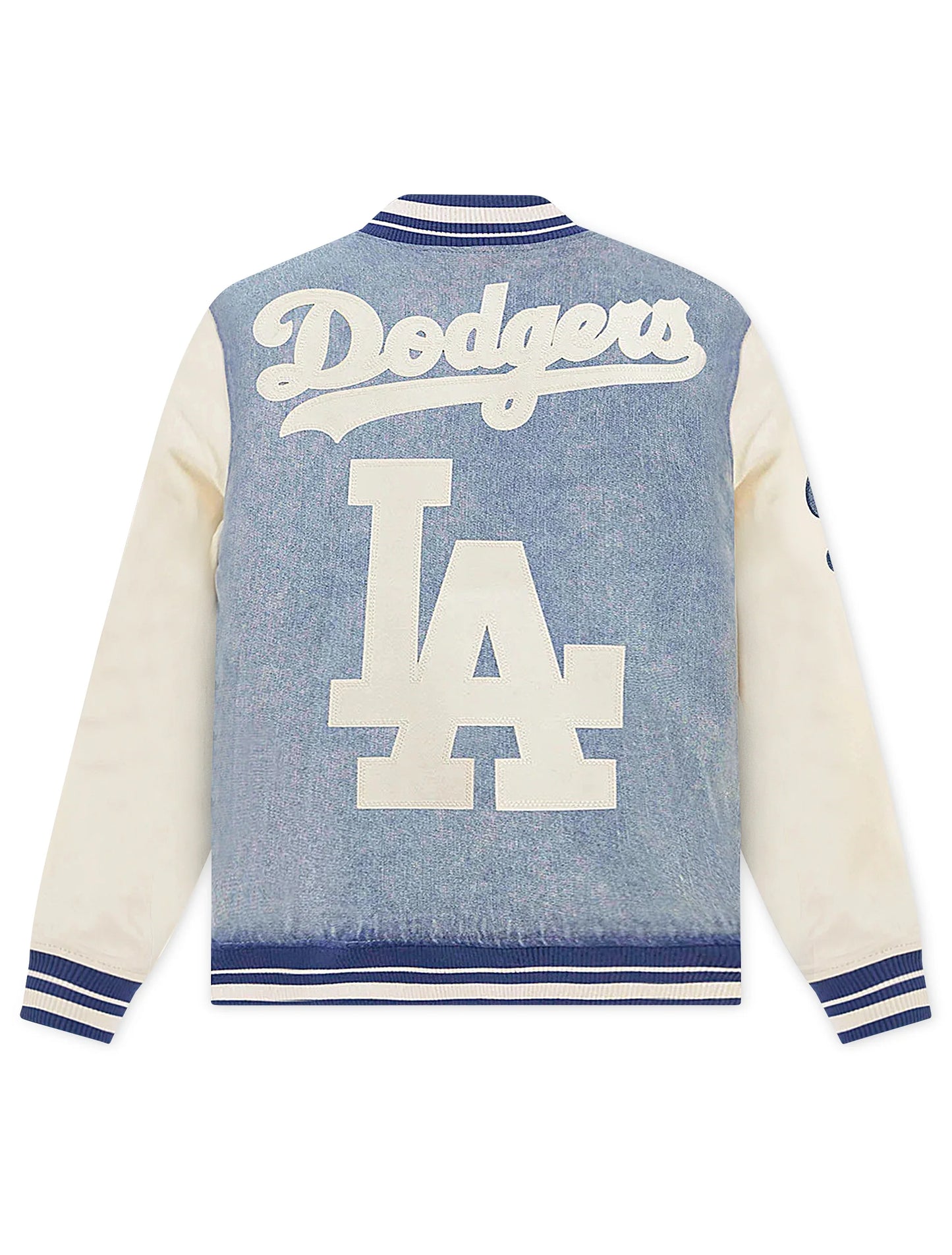 Pro Standard LA Dodgers Varsity Blues Jacket - Denim Blue