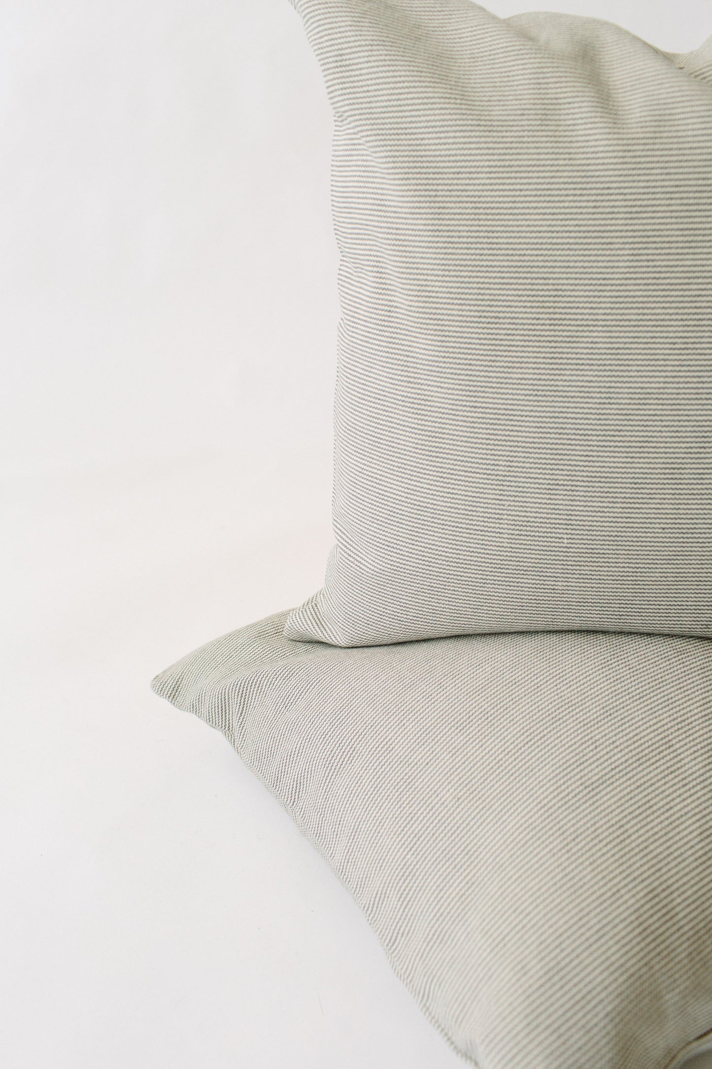 LOOM Imports Gray Pinstripe Pillow