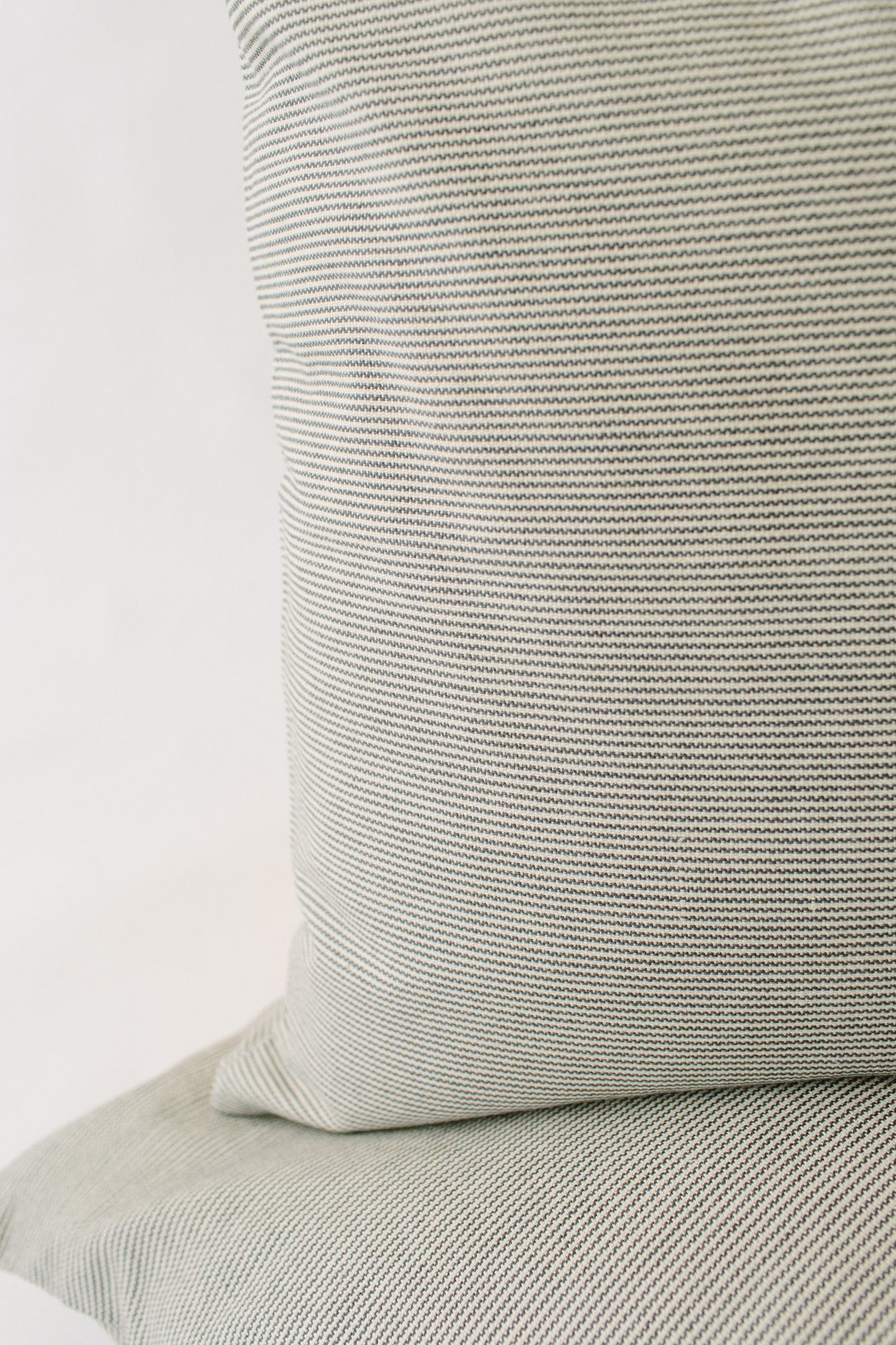 LOOM Imports Gray Pinstripe Pillow