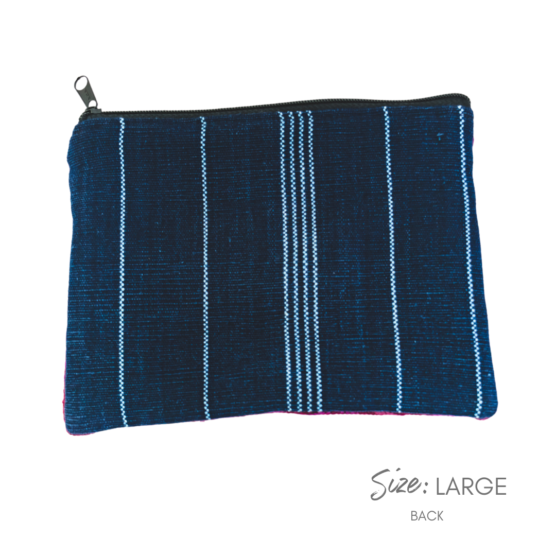 Maya Up-cycled Huipil Cosmetic One-of-a-Kind Bag - Guatemala - Osadia Concept Store