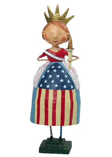 Lady Liberty Patriotic Lori Mitchell Collectible Figurine - Osadia Concept Store