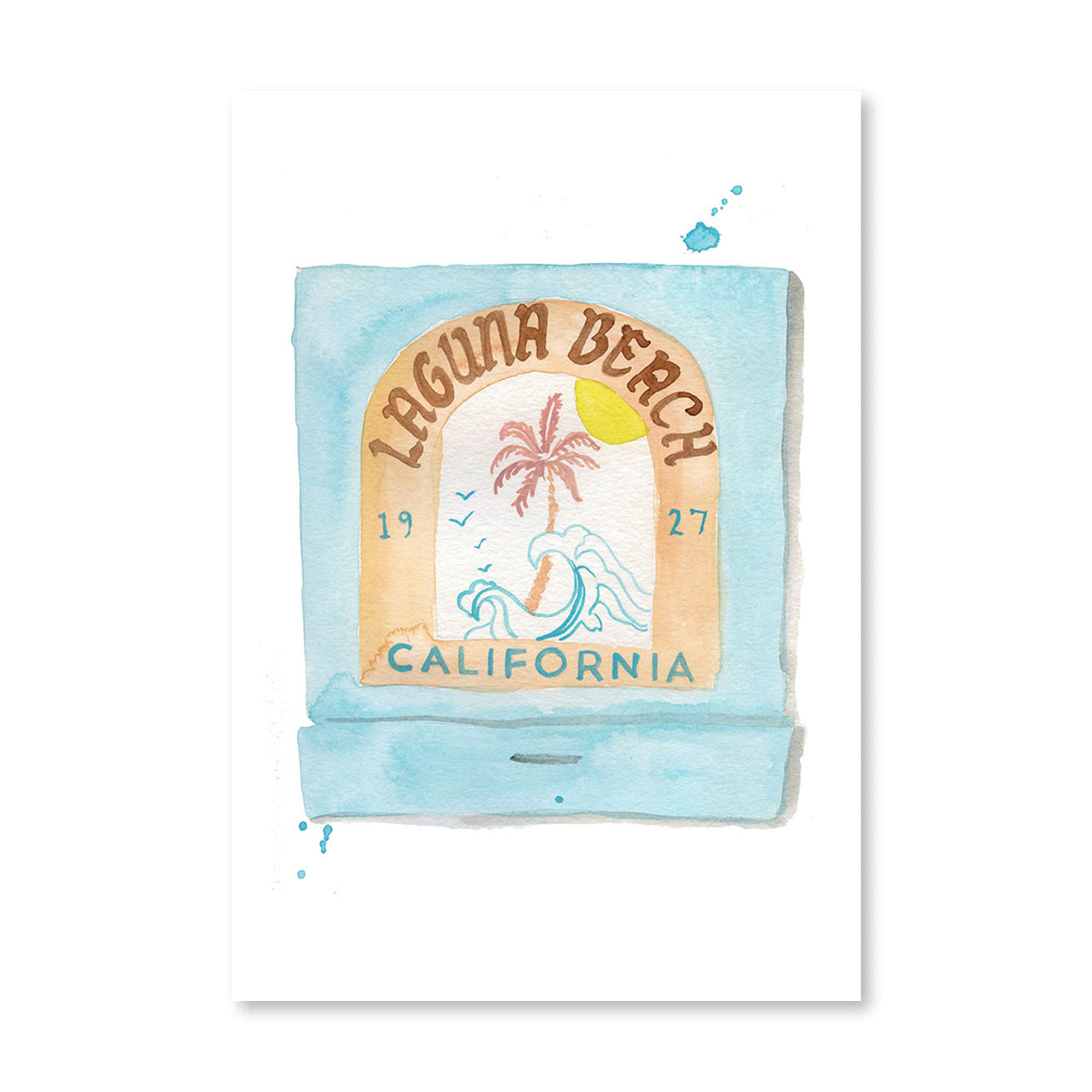 Laguna Beach Matchbook Art Print - Osadia Concept Store