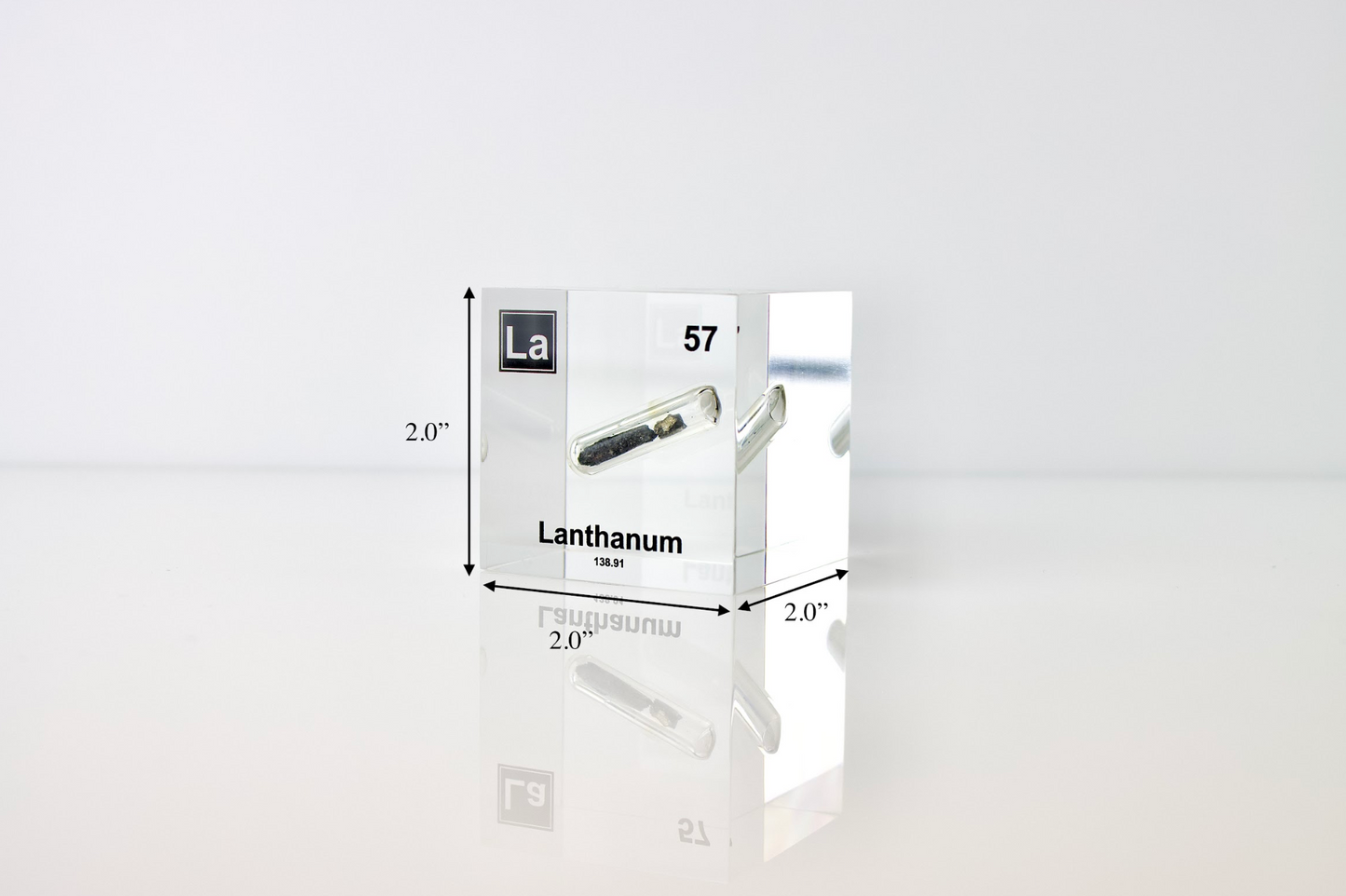 Lanthanum Element Cube