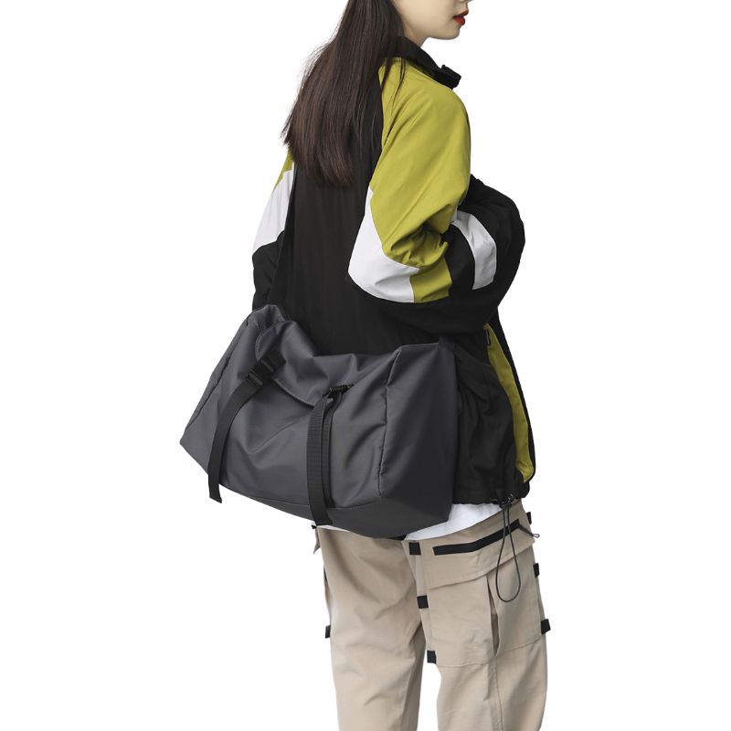 Large Nylon Crossbody Messenger Bag