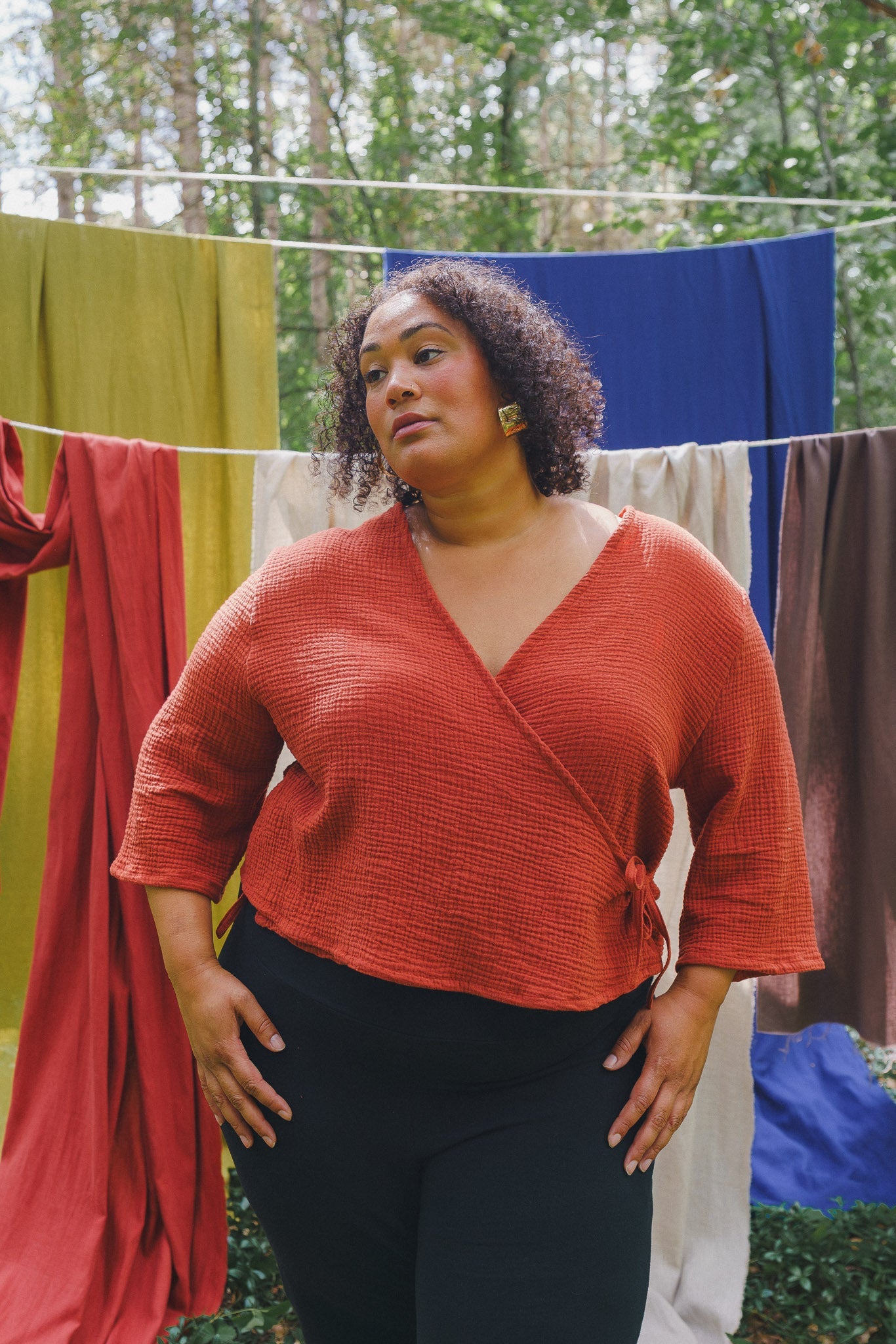 Artemis Top in Saffron