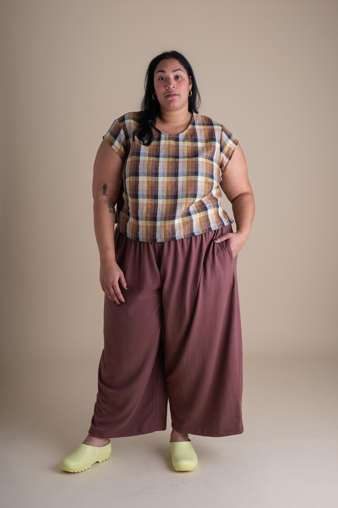 Painter Top (Updated) in Sundew