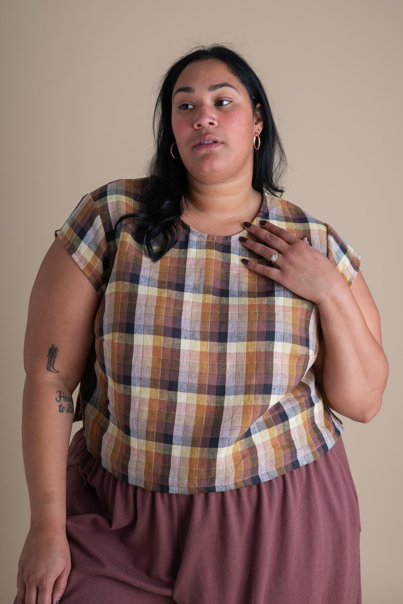 Painter Top (Updated) in Sundew