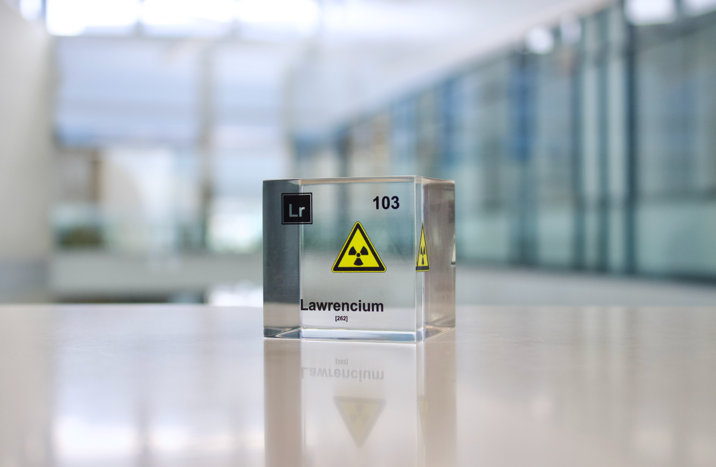 Lawrencium Element Cube