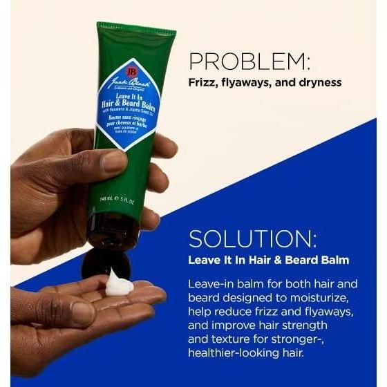 Jack Black Leave It In Hair & Beard Balm 5 Oz