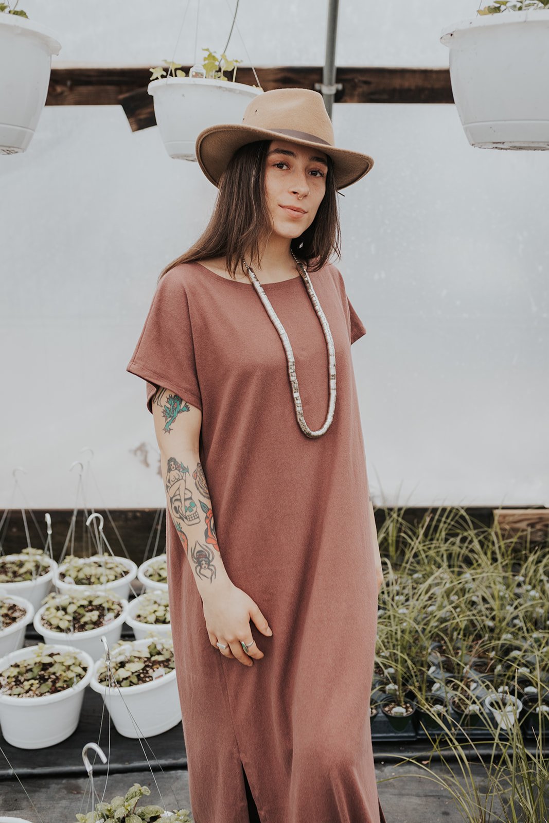 Cairo Dress in Russet