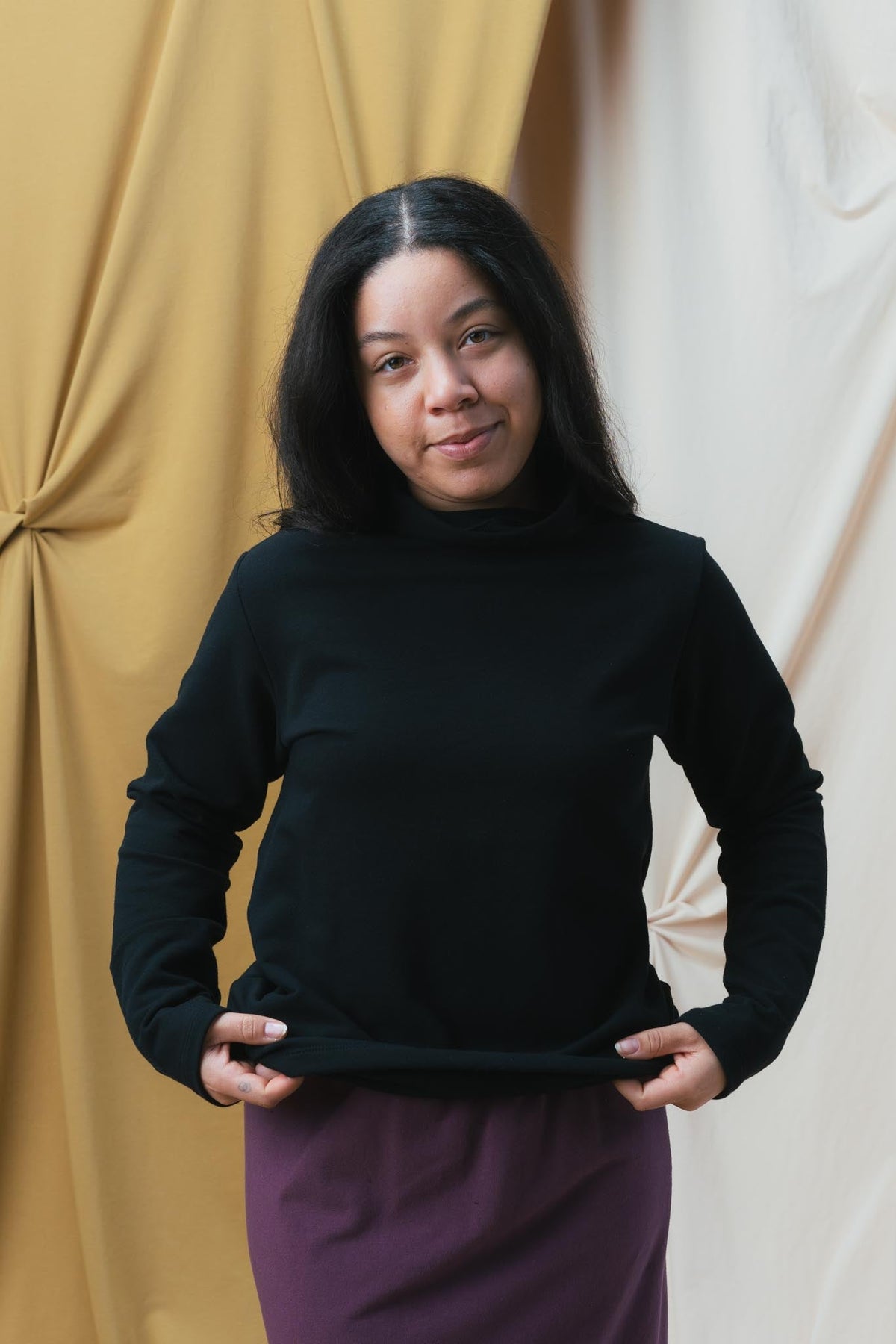 Lillie Top (Updated) in Licorice
