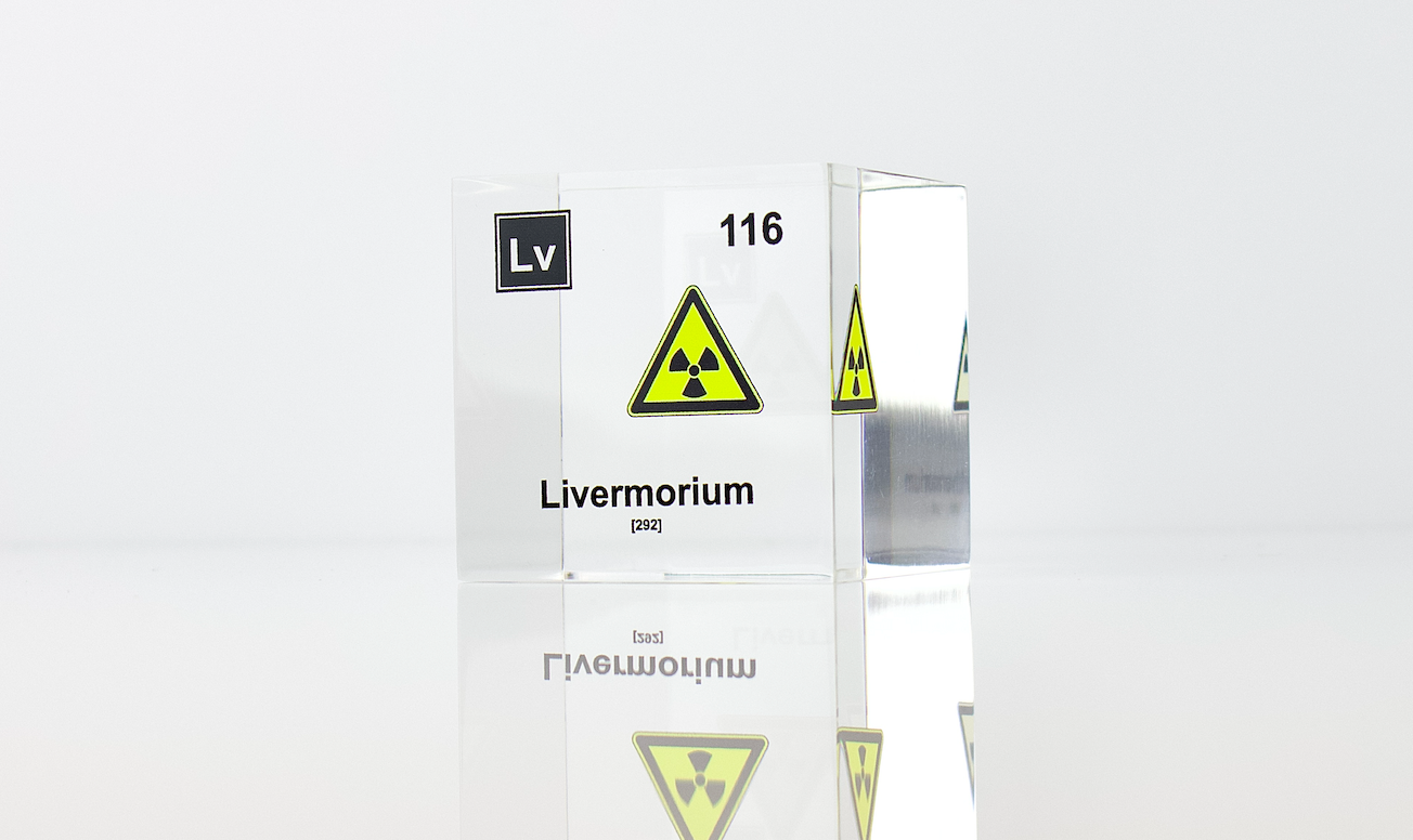Livermorium Element Cube