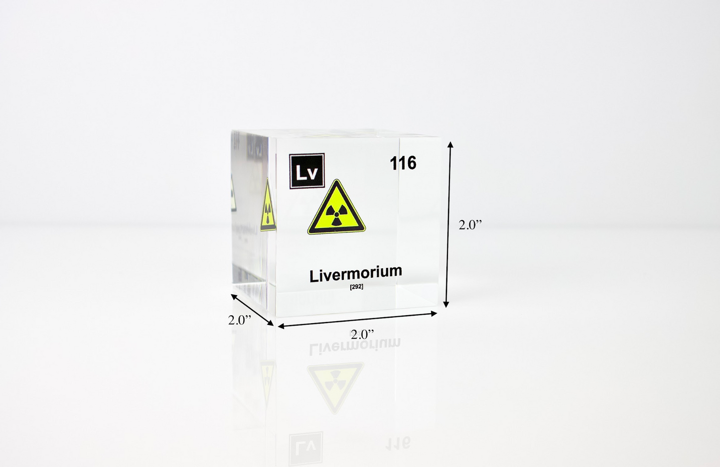 Livermorium Element Cube