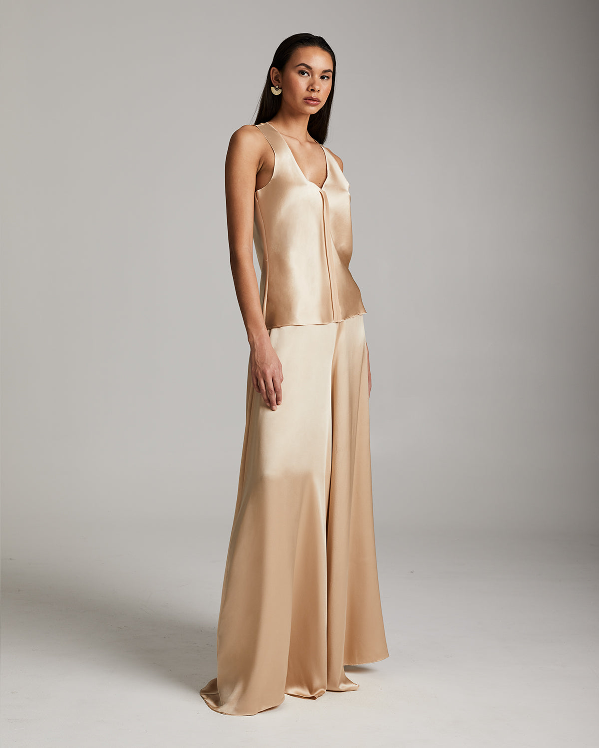Silk Palazzo Pants