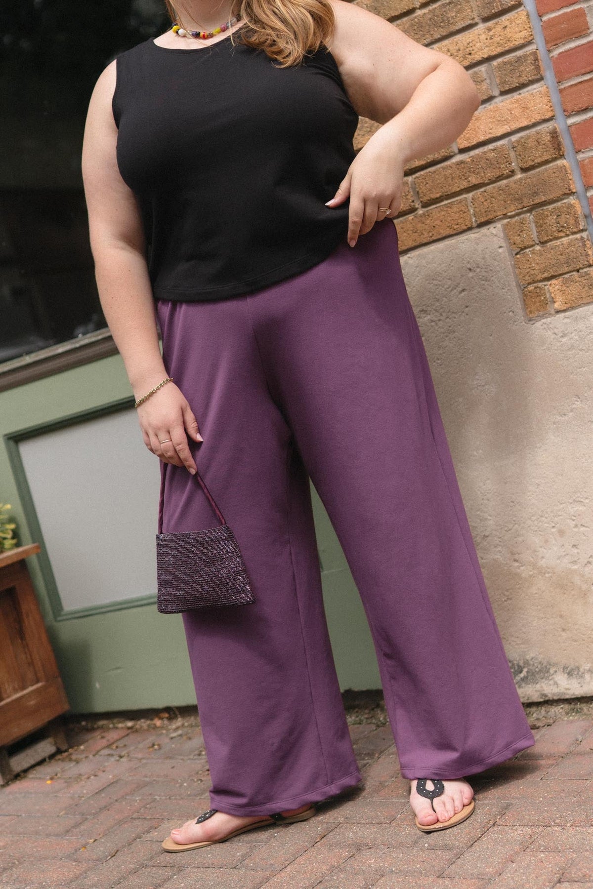 Greta Pant (Updated) in Plum