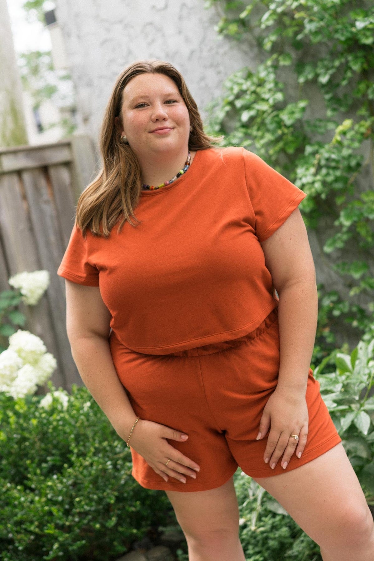 Eden Tee (Updated) in Persimmon