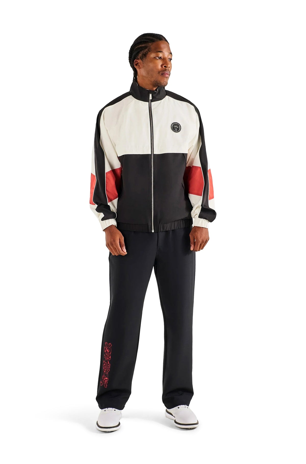 Malbon Axis Jacket - Cream/Black