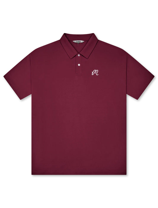 Malbon Fairway Polo - Raspberry Truffle