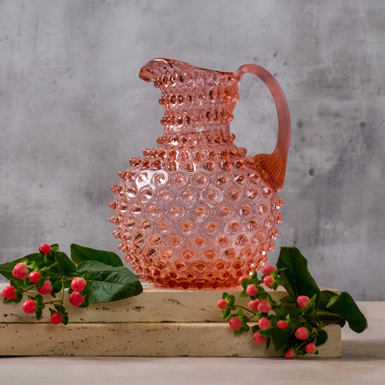 Hobnail Jug - Large - Rose Bronze