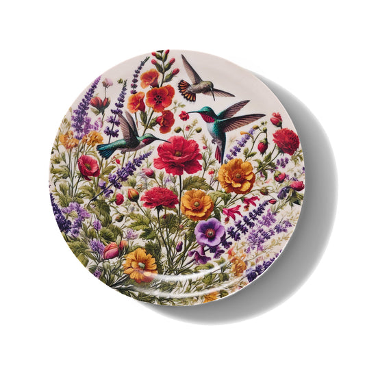 Hummingbirds Mini Birchwood Tray Set of 2 - Osadia Concept Store