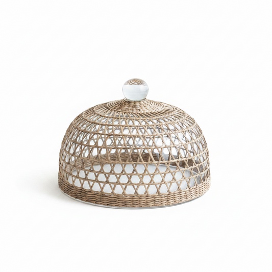Seagrass Cage Serveware Cloche