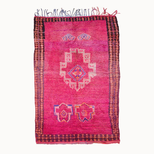 Sanaa Vintage Moroccan Wool Rug | 5'3" x 9'7"
