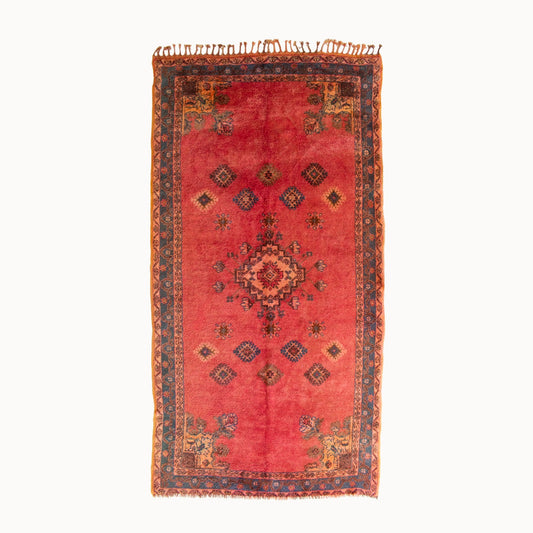 Suz Vintage Moroccan Taznakht Rug | 4'10" x 9'5"
