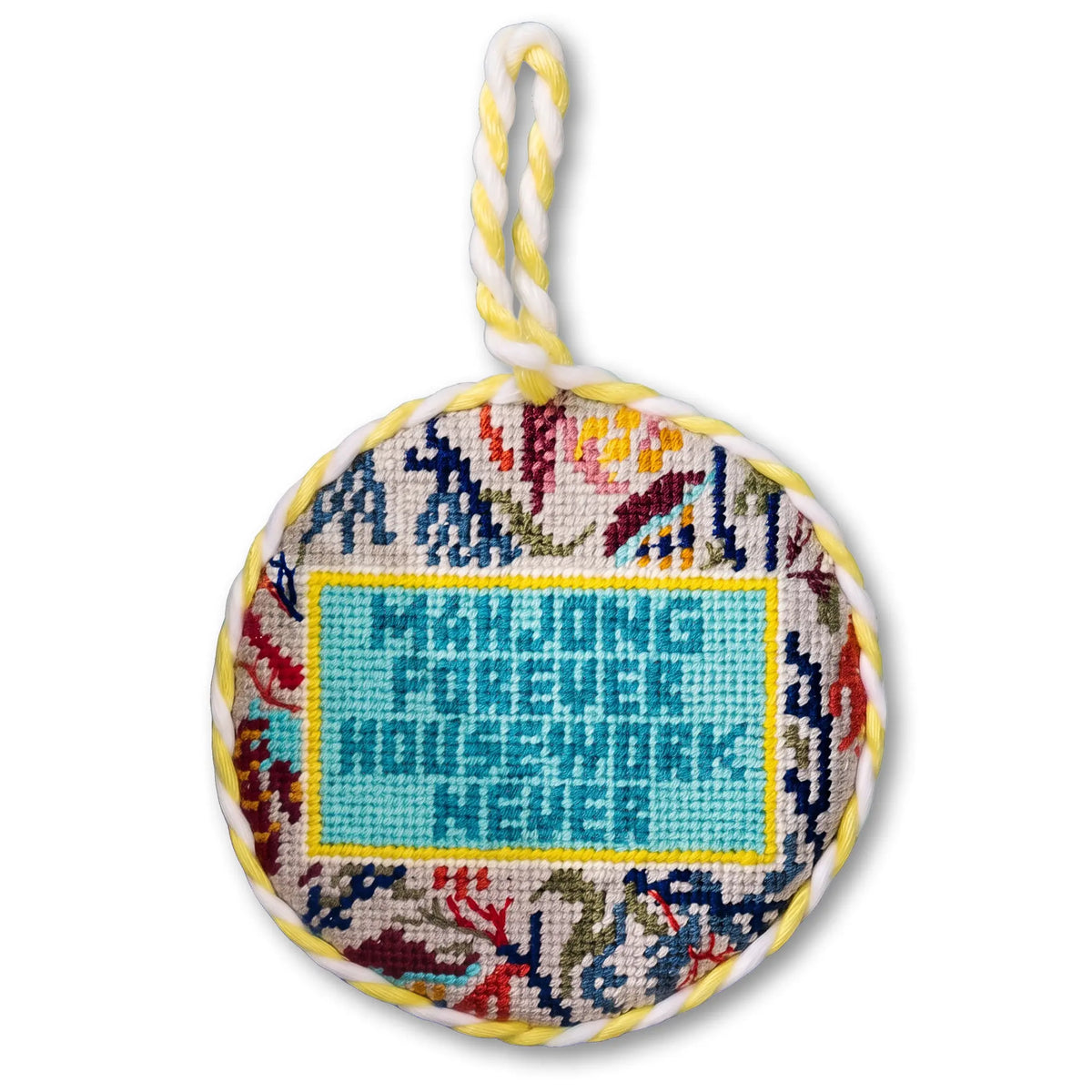 Needlepoint Ornament - Mahjong Forever