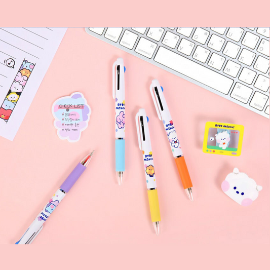 BTS x BT21 Minini 3 Color Ball Pen