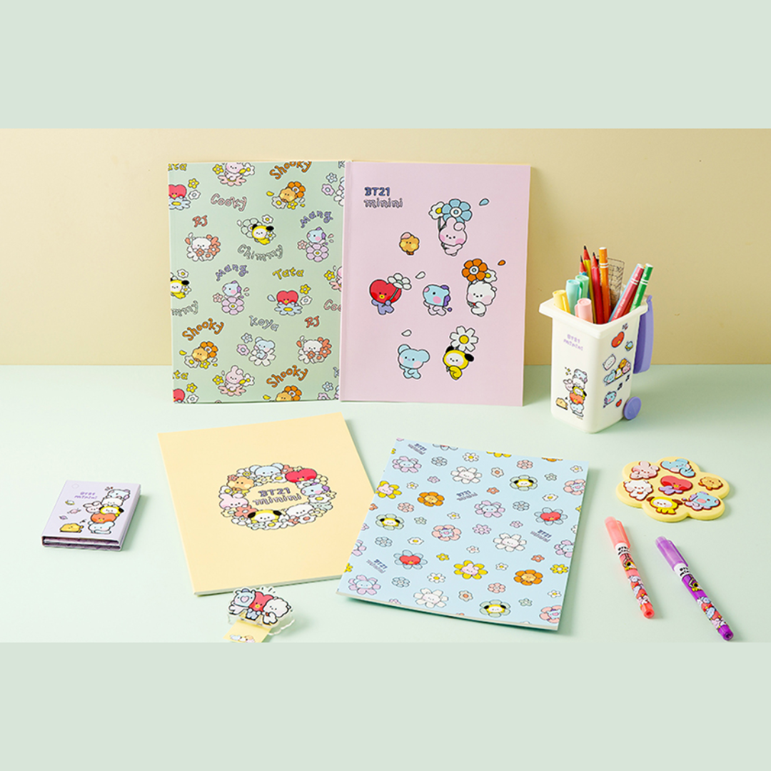 BTS x BT21 New Semester Line Note