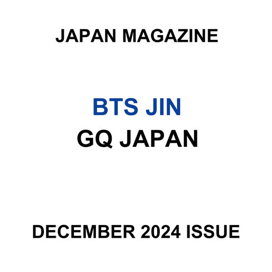 BTS Jin - Gq Japan Magazine 2024 December Issue