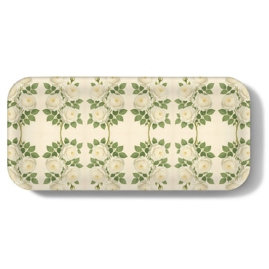 English Garden Narrow Birchwood Small Decorative Tray