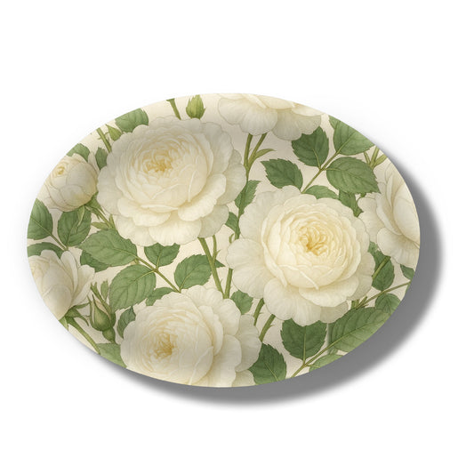 English Garden Birchwood Decorative Tray - Oval