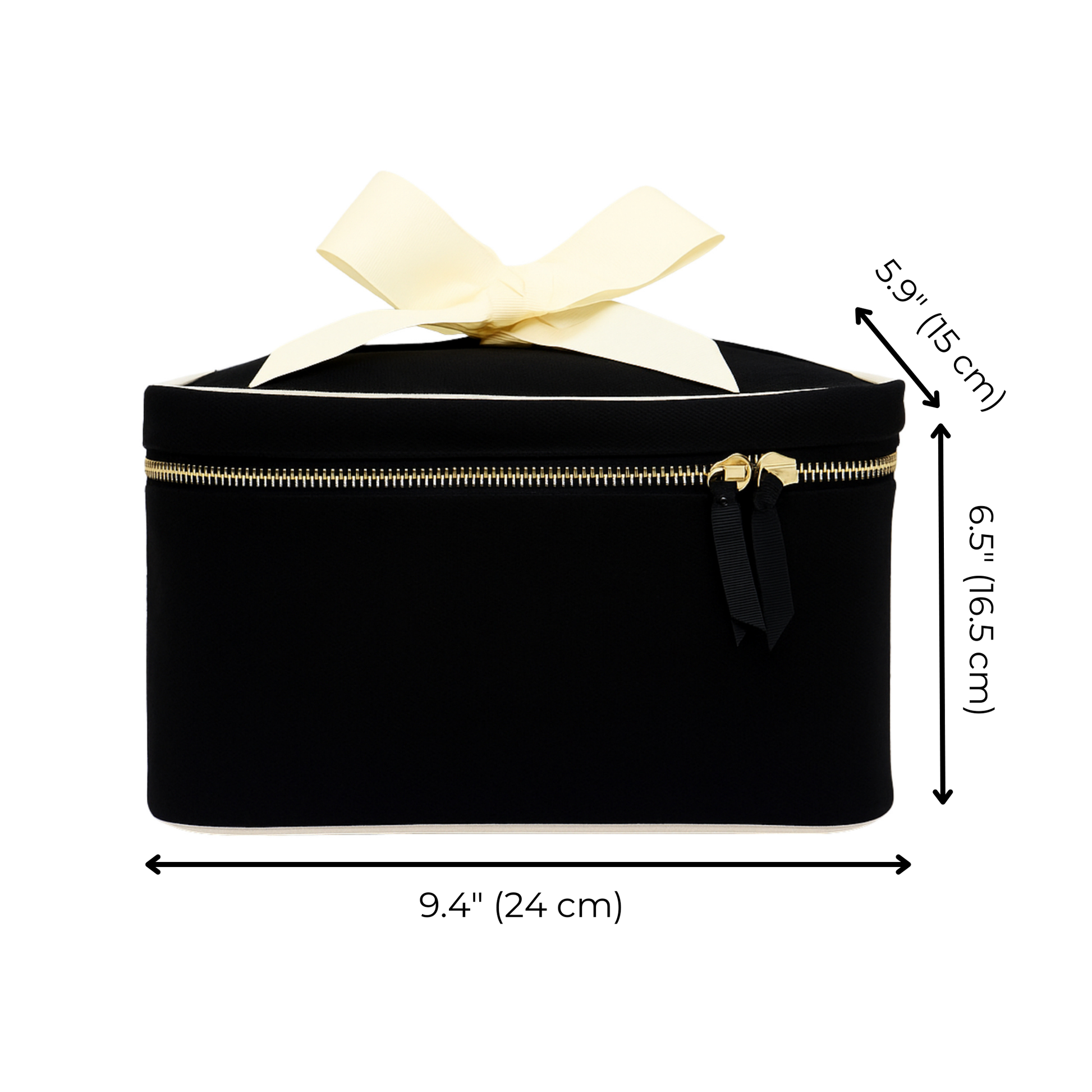 Medium Box Makeup & Toiletry, Black - Osadia Concept Store
