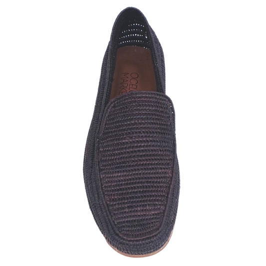 Men's Raffia Loafer Brown