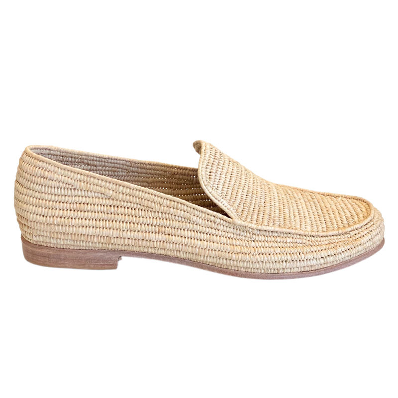 Men's Raffia Loafer Natural - Osadia Concept Store