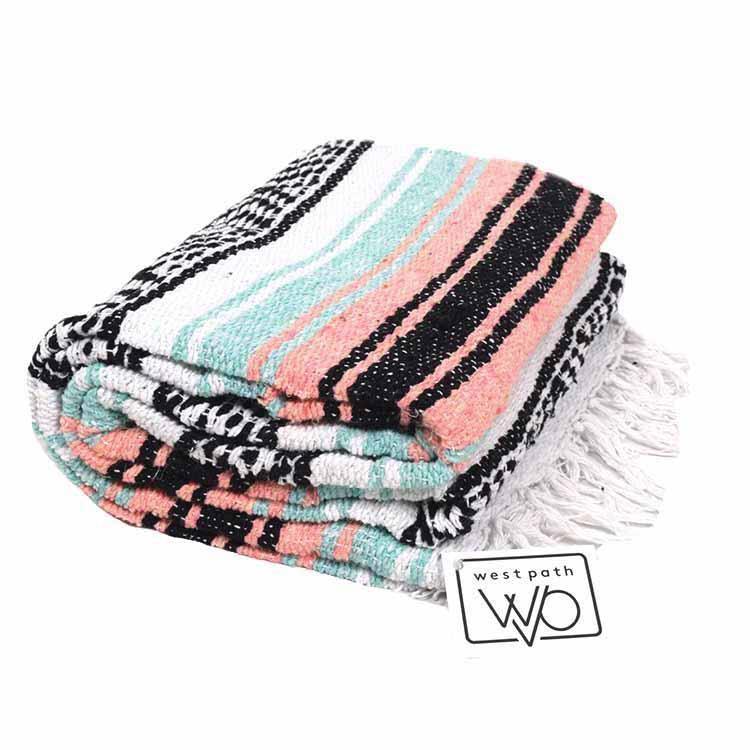 Mint & Peach Falsa Blanket