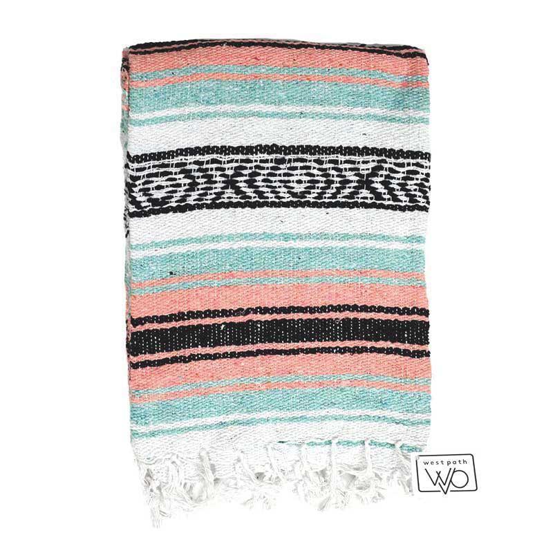 Mint & Peach Falsa Blanket