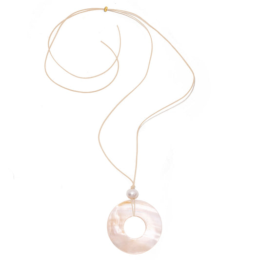 Monaco Cord Choker in Cream