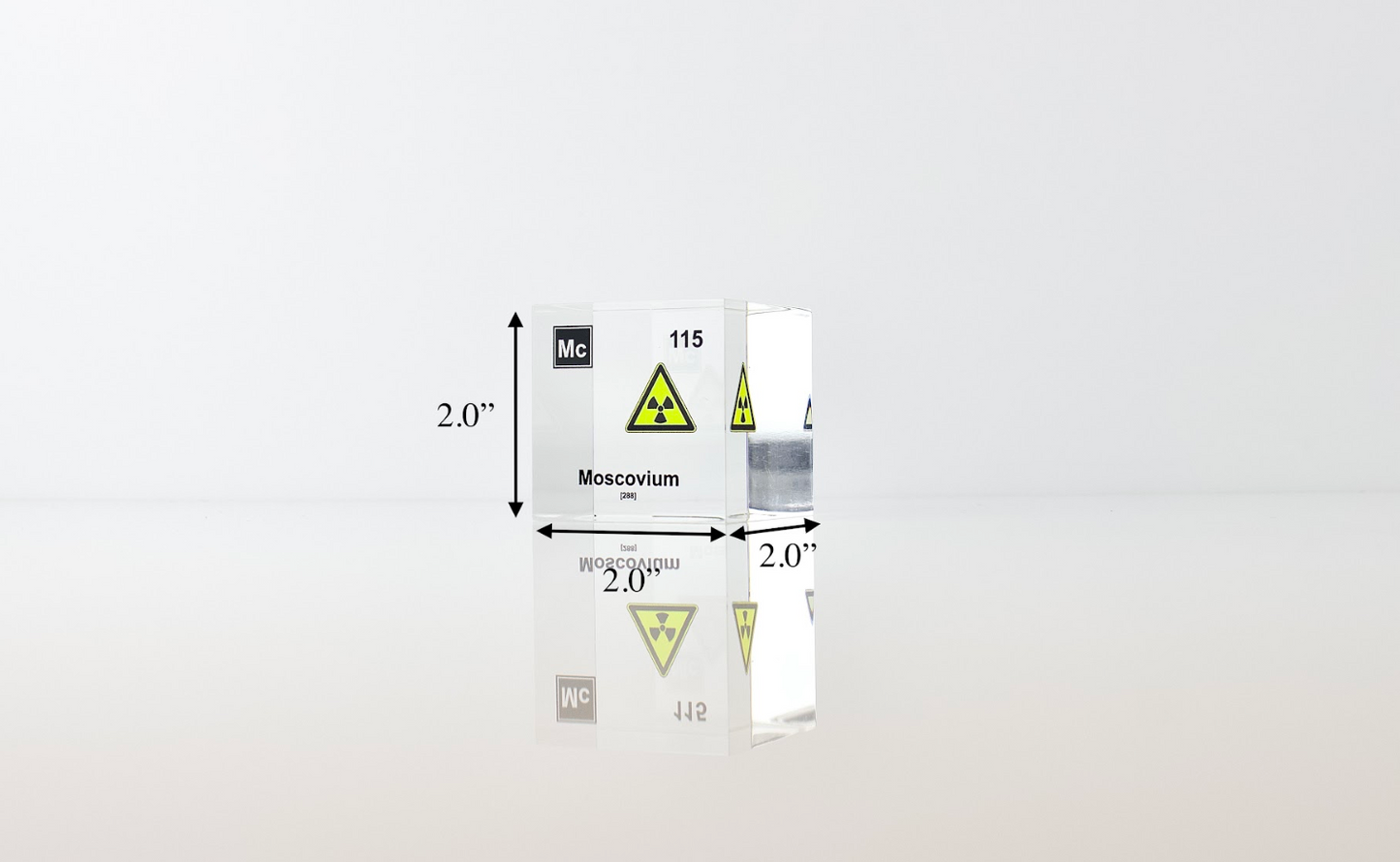 Moscovium Cube Element