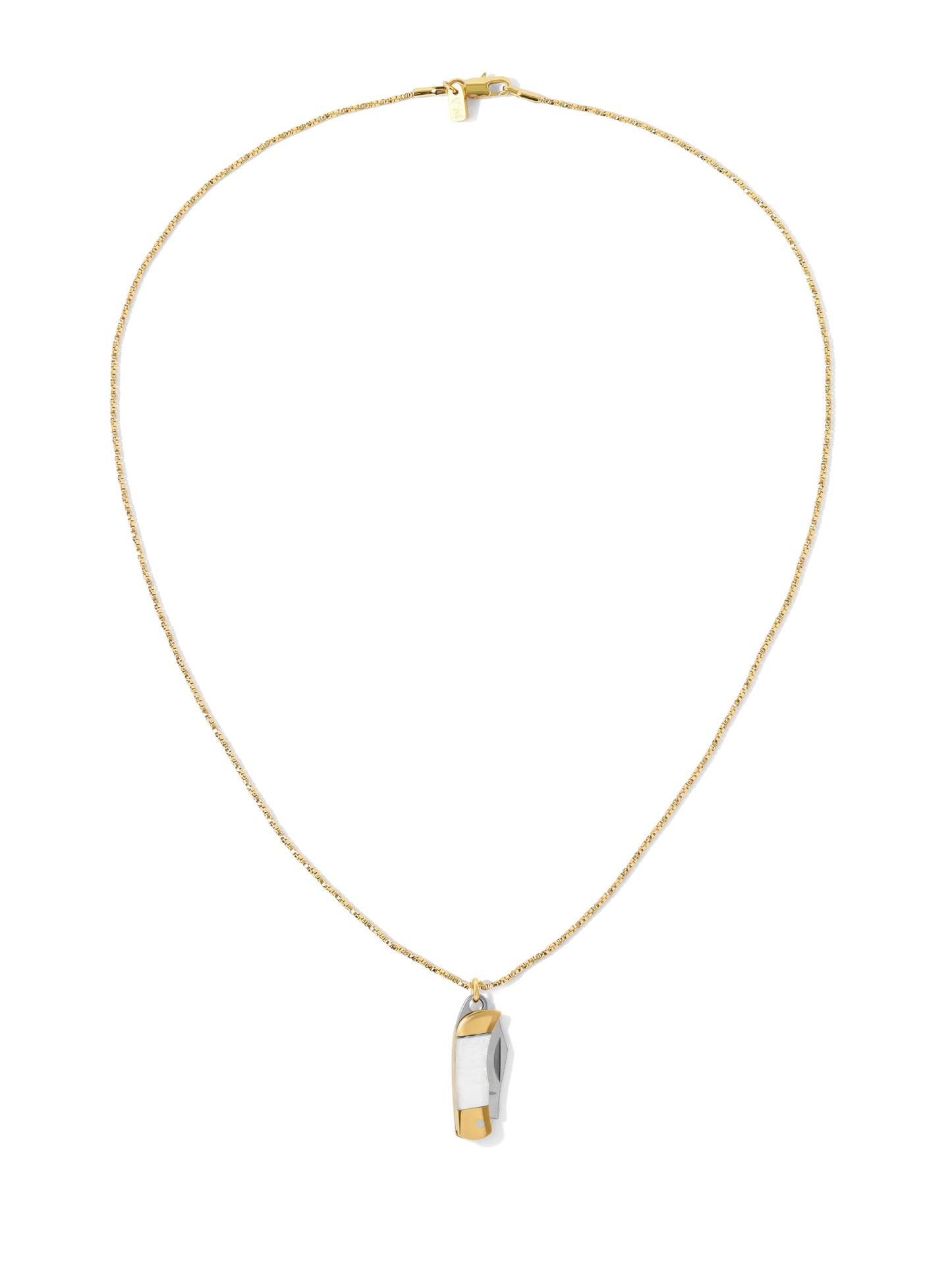 The Pocket Knife Necklace - Bone