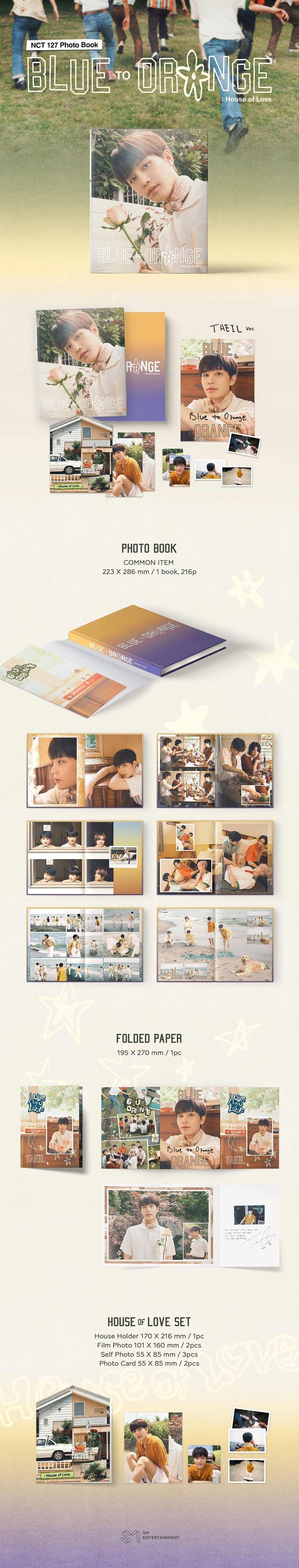 NCT127 - Blue To Orange House Of Love Photobook