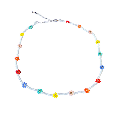 Daisy Seed Bead Choker - Guatemala - Osadia Concept Store