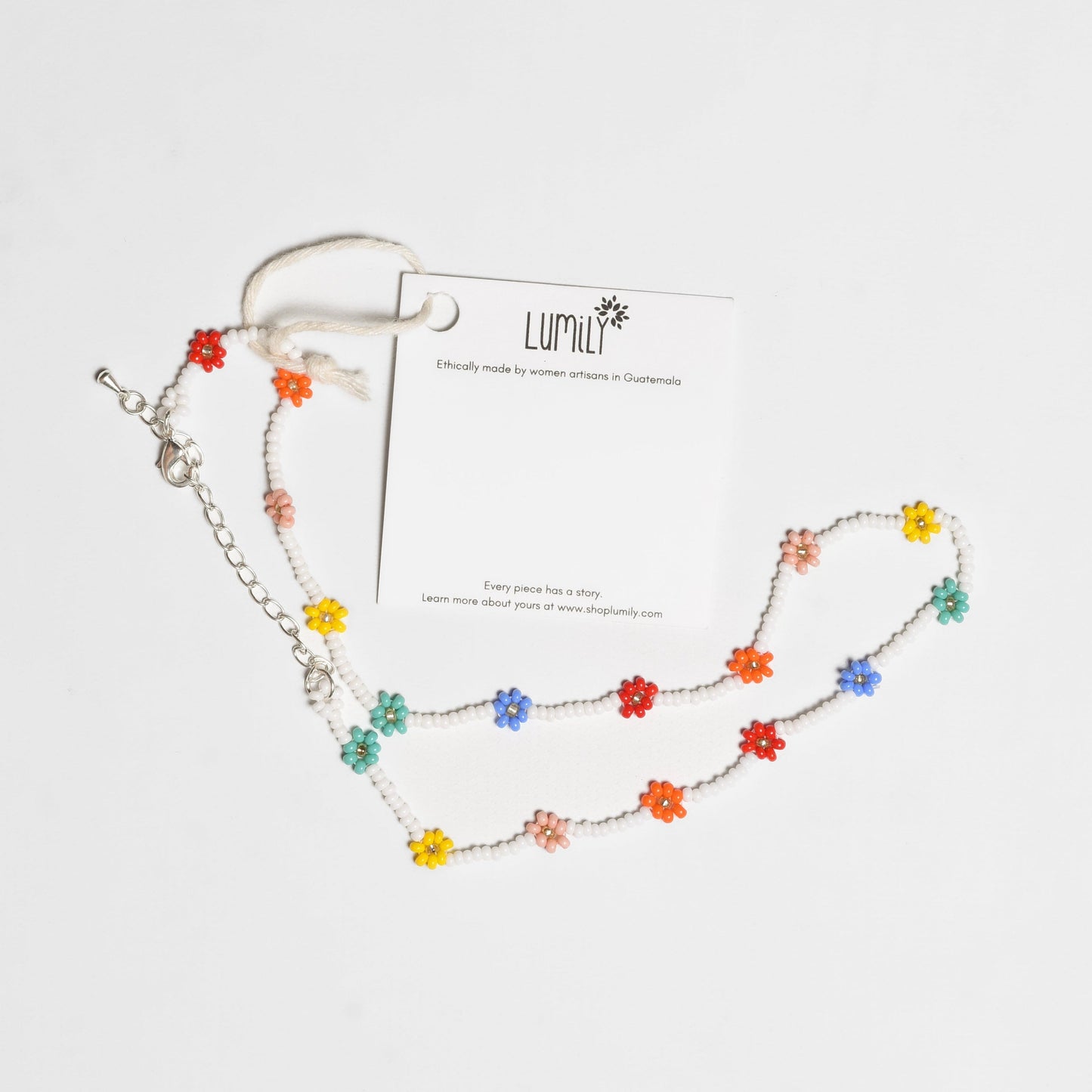 Daisy Seed Bead Choker - Guatemala - Osadia Concept Store
