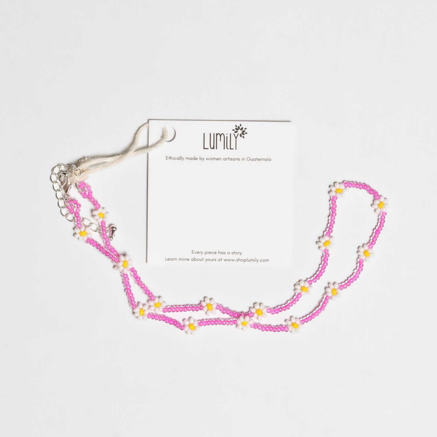 Daisy Seed Bead Choker - Guatemala - Osadia Concept Store