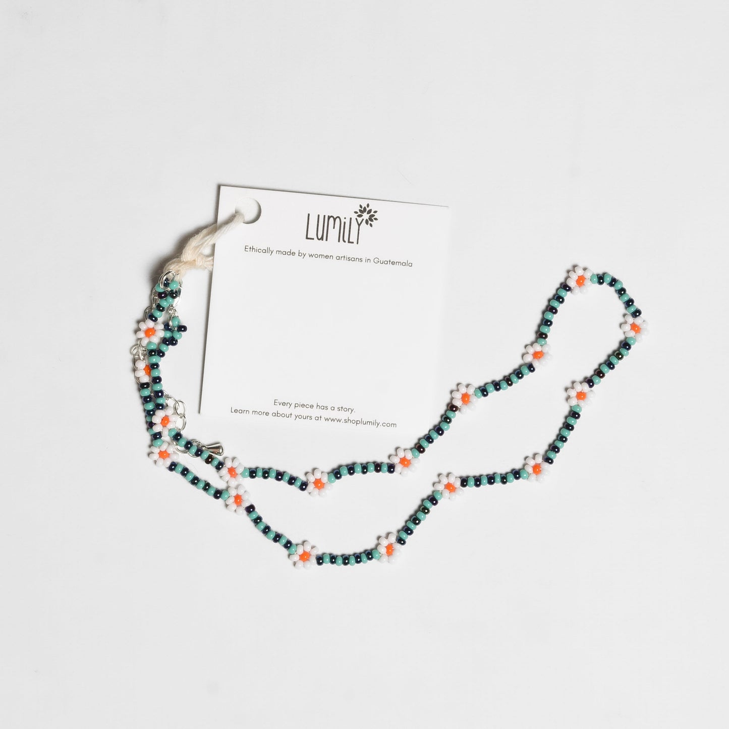 Daisy Seed Bead Choker - Guatemala - Osadia Concept Store